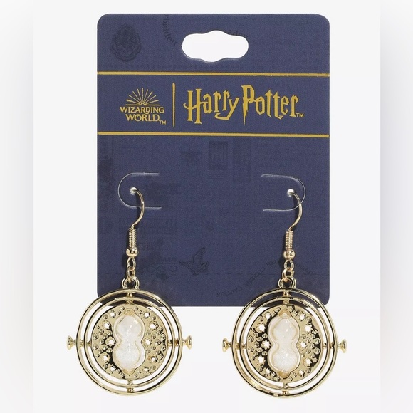 Harry Potter Time-Turner Drop Earrings NWT - Picture 1 of 2